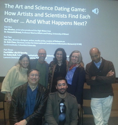 Participants in The Art and Science Dating Game