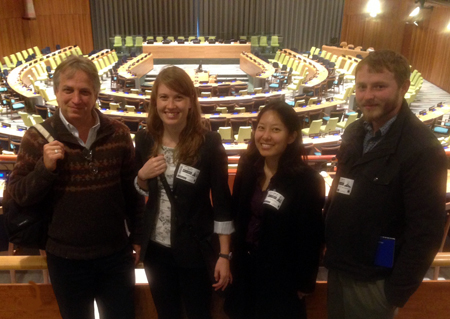 photo of CIESIN staff members at UN Assembly